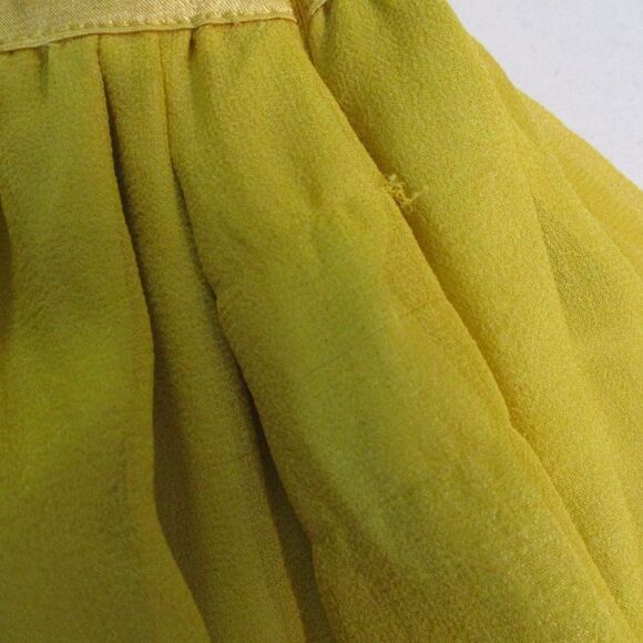 Diane von Furstenberg Yellow Silk Dress 2 - Picture 7 of 7
